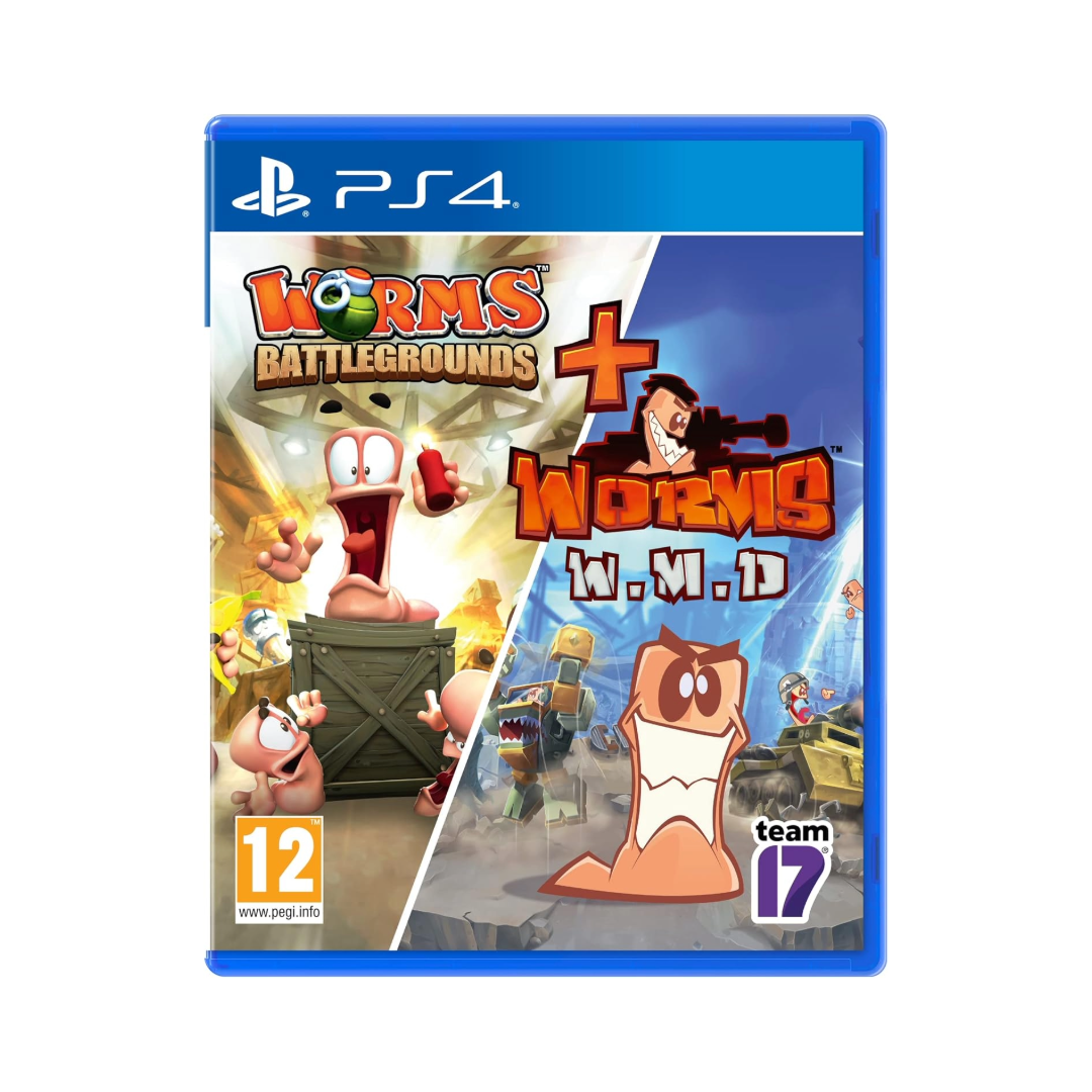 Worms Battlegrounds & Worms WMD (Double Pack)- PS4