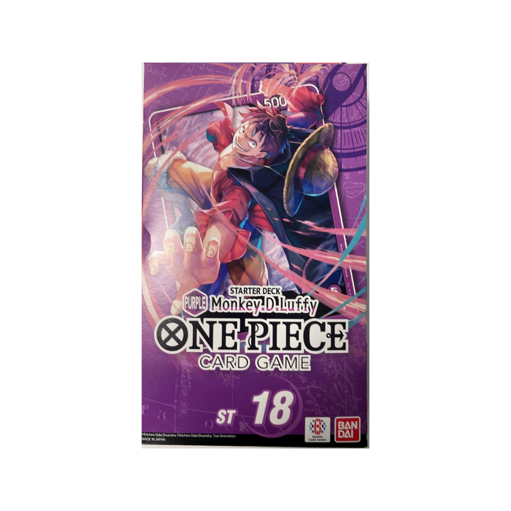 One Piece Card Game Monkey D. Luffy Starter Deck ST-18 Purple English **Brand New**